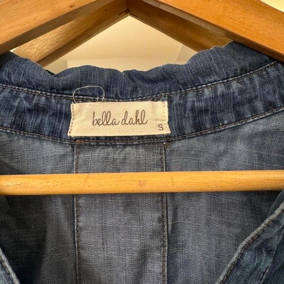 Bella Dahl Chambray Shirt Dress - Soft and Classic - Small - Picture 3 of 4